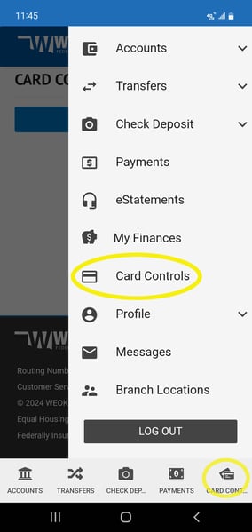 click card control 2