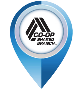 co-op shared branching logo on location symbol