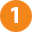 orange circle with the number 1 inside